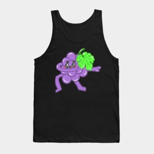 Dancing Steppes Rocking Beaten Dances Grape Tank Top